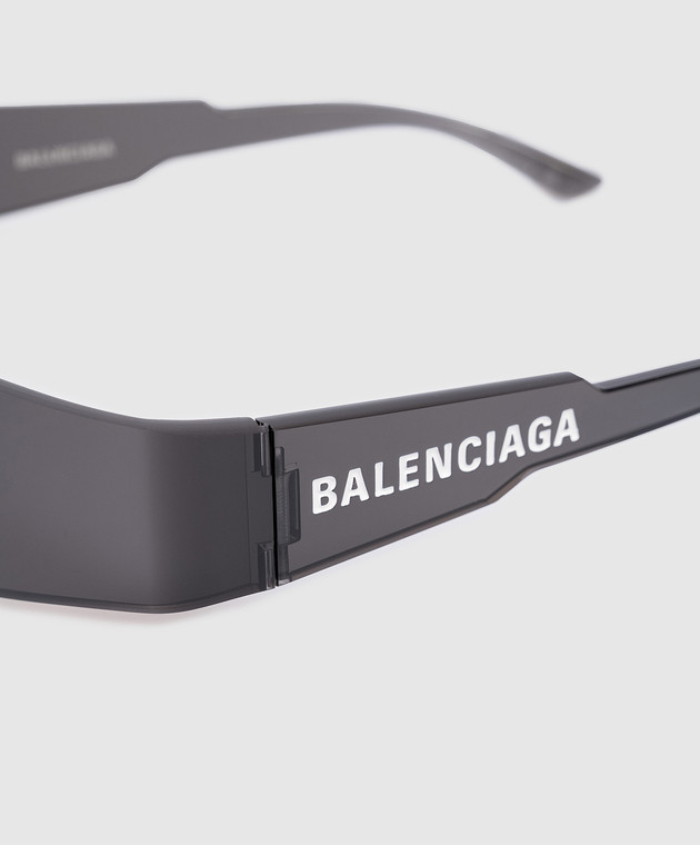 Balenciaga - Черные очки MONO RECTANGLE 570521T0022 купить в Symbol