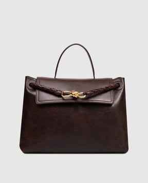 Bottega Veneta Коричнева шкіряна сумка Ciao Ciao 817231V5RG0