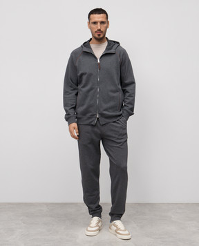 Brunello Cucinelli Серые джогеры MW8633311G
