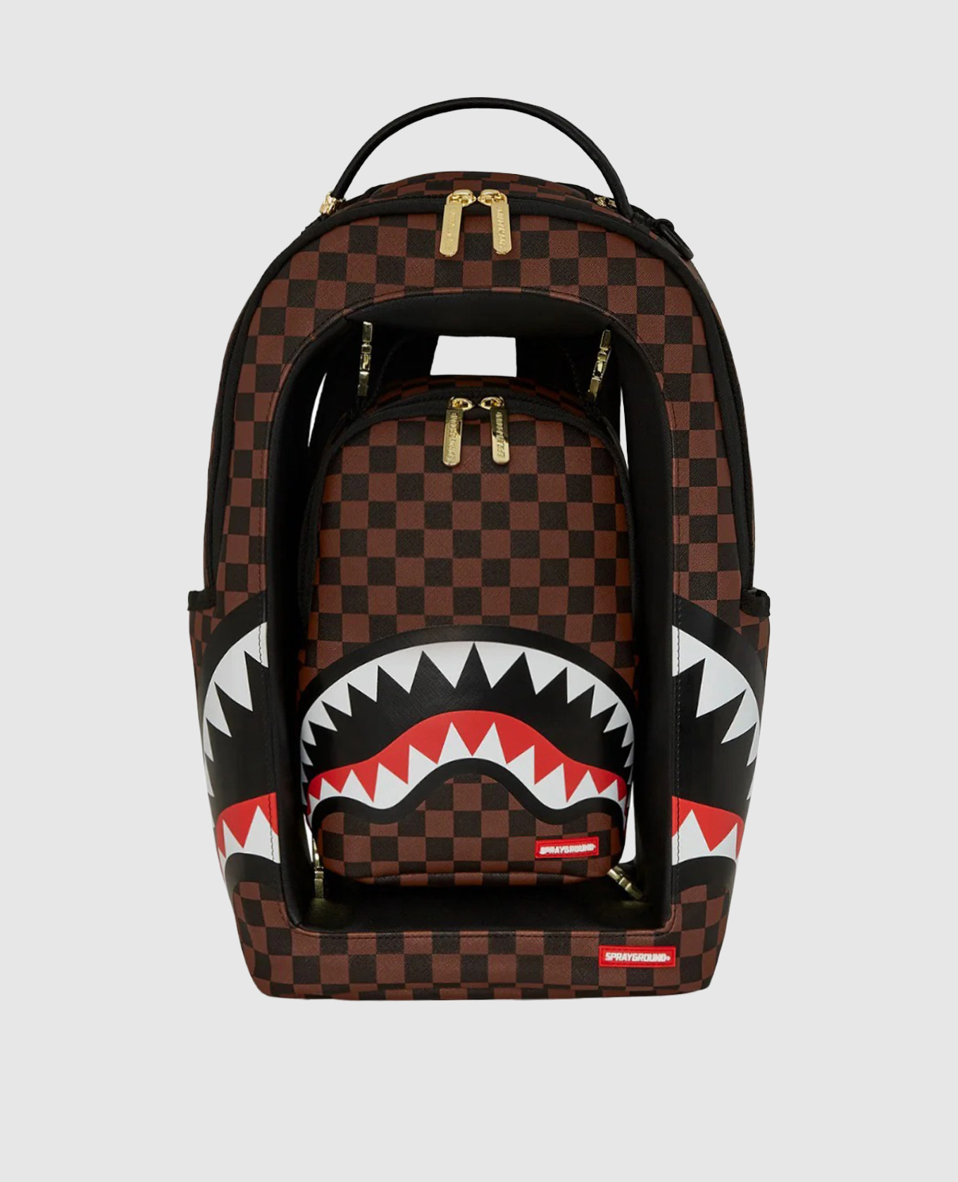 

Детский коричневый рюкзак BAG IN A BAG двойной конструкции, Рюкзаки