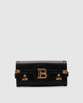 Balmain Черная кожаная сумка B-Buzz EN1LE596LAVE