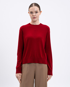 Max Mara Бордовий джемпер MECO з вовни ECO