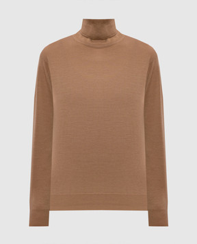 John Smedley Бежевый гольф Letty из шерсти LETTY