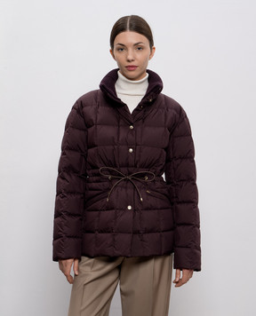 Moncler Бордова пухова куртка Antigone K20931A0023954A81