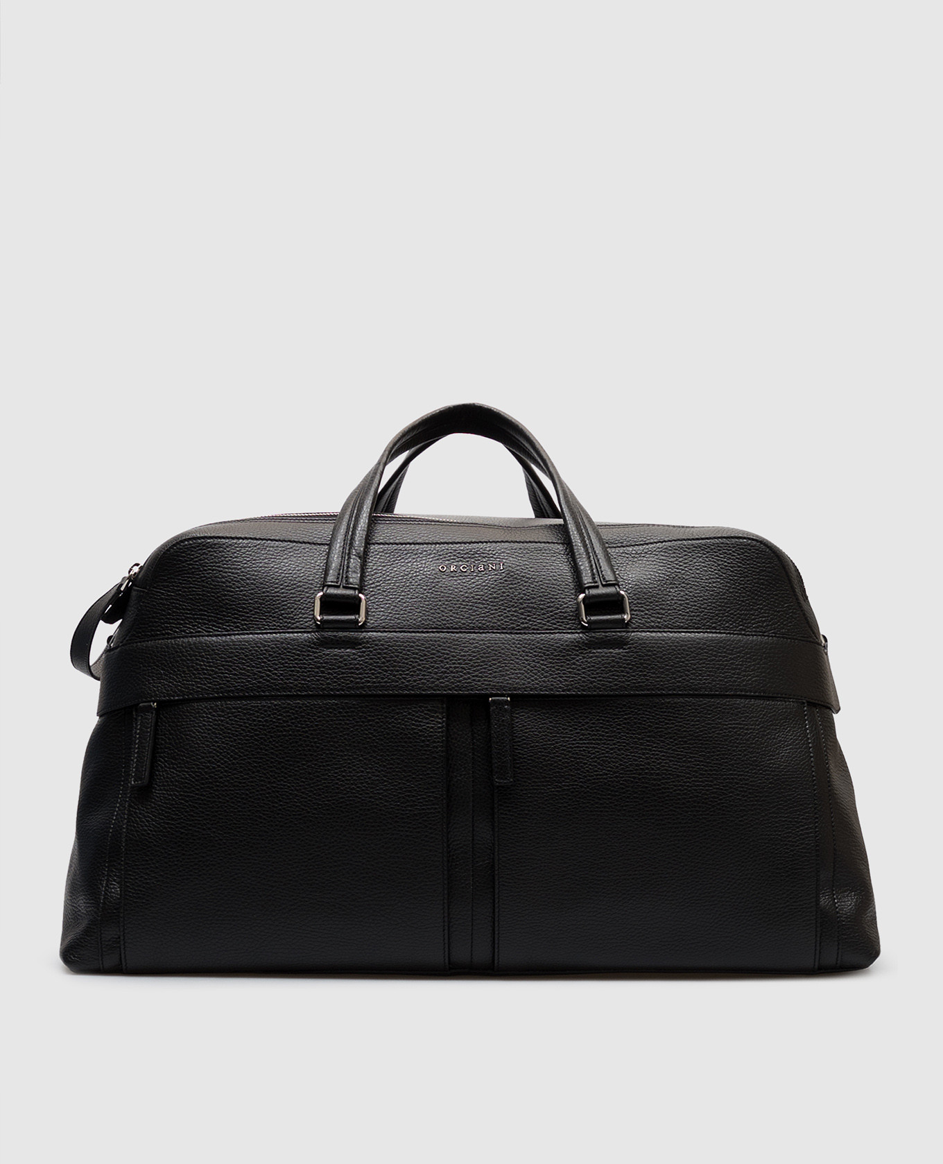 

Черная кожаная дорожная сумка Duffle Micron, Черный, Дорожные сумки