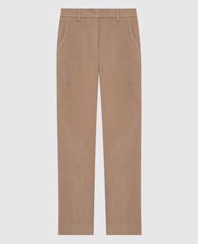 Max Mara Weekend Бежевые вельветовые брюки MARRUCA MARRUCA