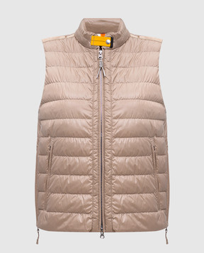 Parajumpers Бежевый пуховый жилет JANNAH 25SPWPUCY33