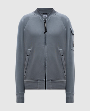 C.P. Company Серая спортивная куртка с логотипом патча. MSS048A110044R