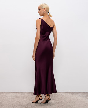 Twinset Бордова сукня максі 252TP2360
