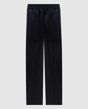 A.P.C Синие брюки из шерсти WOAPOH08394