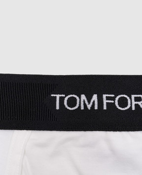 Tom Ford Білі труси-боксери з логотипом T4LC31410