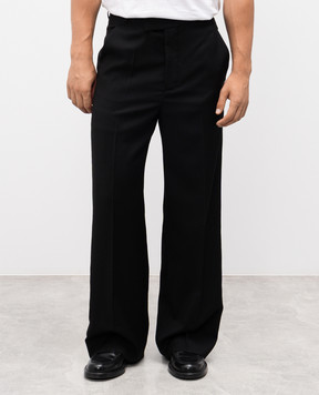 Ann Demeulemeester Чорні штани з вовни Cyrus B0013144FA646