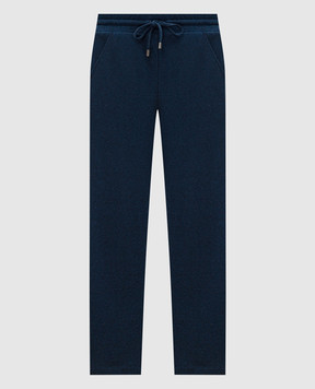 Canali Синие спортивные штаны MJ02249T0886