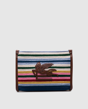 Etro Комбинированная сумка с логотипом. WP2C0014AE233
