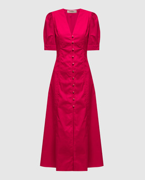 Twinset Красное платье миди 251TT202D