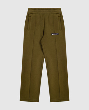Palm Angels Дитячий червоний бомбер з логотипом PGEA001F25FAB00112+