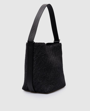 Max Mara Черная сумка ARCHETIPO с металлическим логотипом ARCHETIPO8