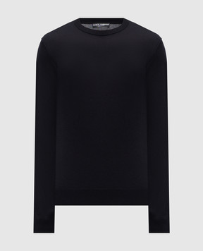 Dolce&Gabbana Синий джемпер из кашемира GXX02TJBW05