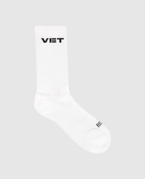 Vetements Білі шкарпетки з логотипом UH76SO250Wm