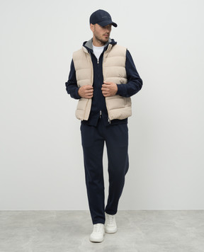 Brunello Cucinelli Синяя спортивная куртка MM8319069G