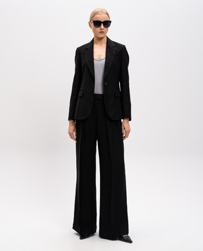 Brunello Cucinelli Серый топ из шелка M0C59E0600