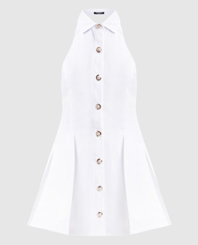 Balmain Біла сукня з відкритою спиною FF1R5128CB09