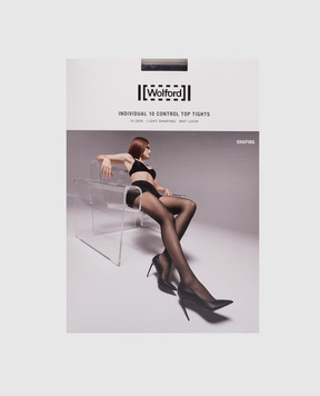 Wolford Черные колготки 10 den 18163