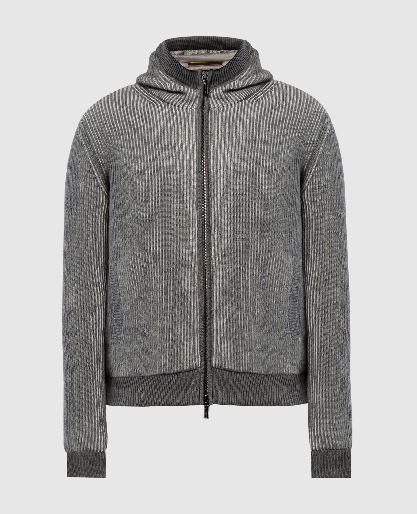 

Серая пуховая куртка Misone из шерсти, Серый, Куртки