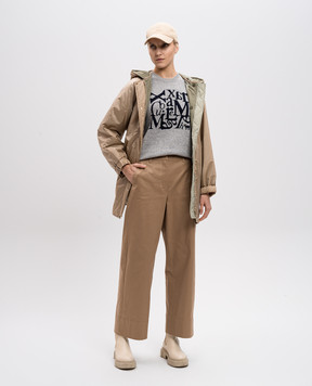 Max Mara Weekend Двостороння куртка VERANDA з логотипом VERANDA