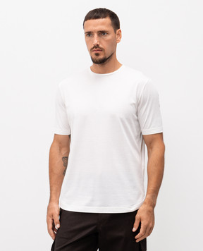 Loro Piana Біла футболка з шовком FAF6128