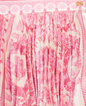 Versace Дитяча рожева спіднця-плісе Barocco Foulard 10212691A14878
