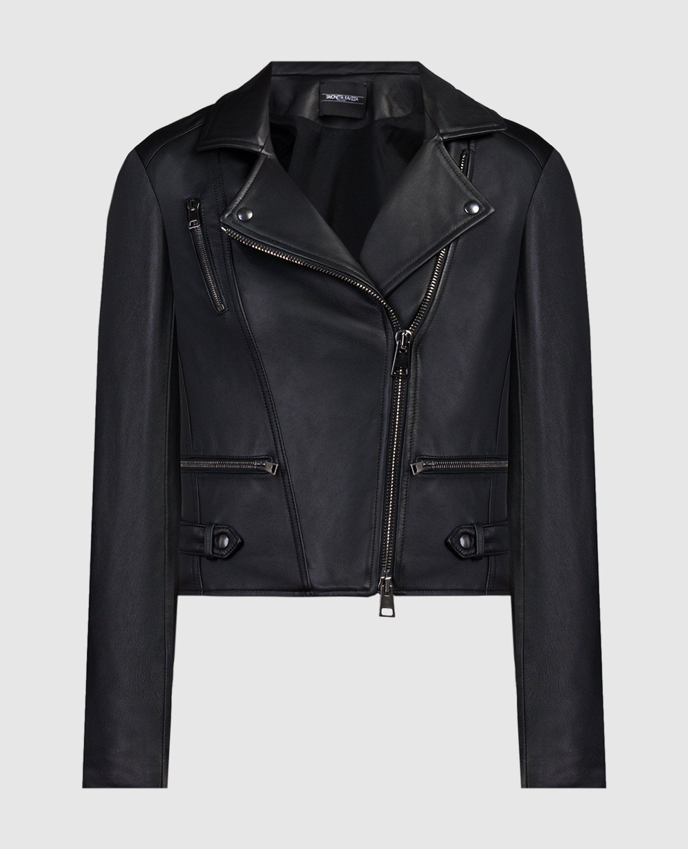 Babi black leather jacket