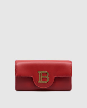 Balmain Червона шкіряна сумка-гаманець B-Buzz DN1ON197LAVE