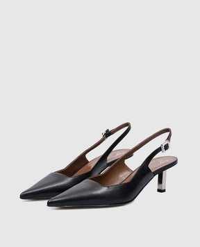 Giuseppe Zanotti Чорні шкіряні мюлі Raquel E550004
