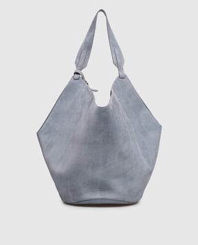 Khaite Блакитна замшева сумка Lotus HAITEBAG