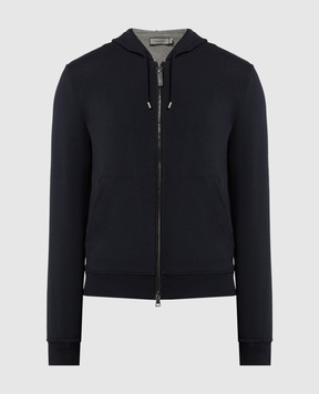 Canali Синяя спортивная куртка MJ02045T0831