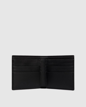 Alexander McQueen Черный кожаный портмоне с логотипом 8361471AAVB