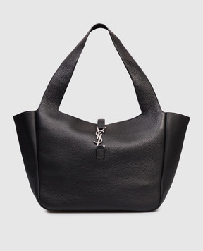 Saint Laurent Чорна сумка-тоут BEA зі шкіри оленя 763435AAEQC