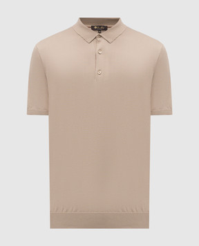 Loro Piana Бежеве поло Ice wish FAO9908