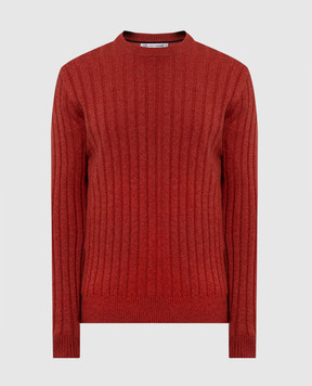 Brunello Cucinelli Красный свитер с кашемиром M22702000