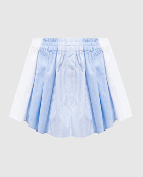 Alexander Wang Голубые шорты с логотипом 1WC2254812