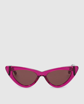 The Attico by Linda Farrow Розовые солнцезащитные очки DORA CAT EYE ATTICO32C8
