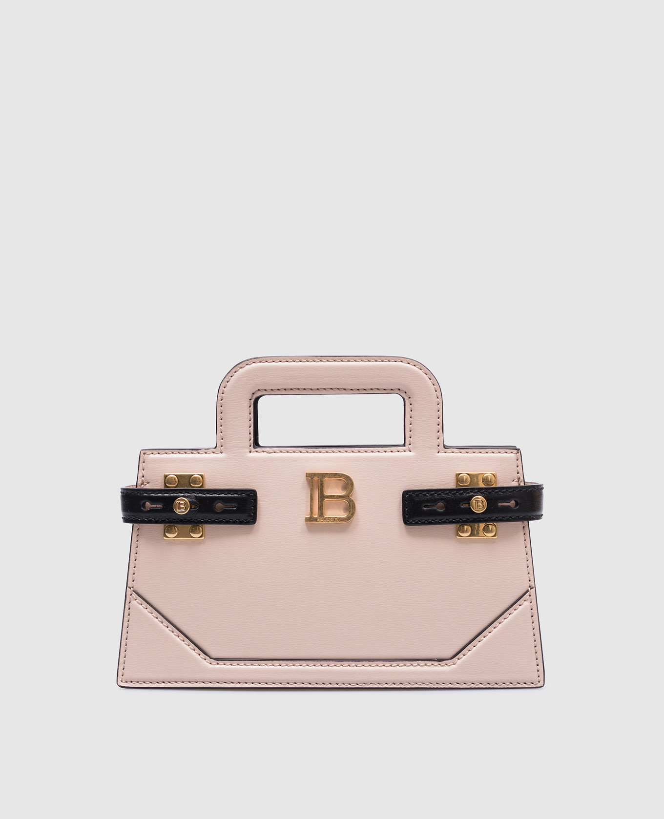

Бежевая кожаная сумка-мини B-Buzz Top Handle, Бежевый, Маленькие сумки