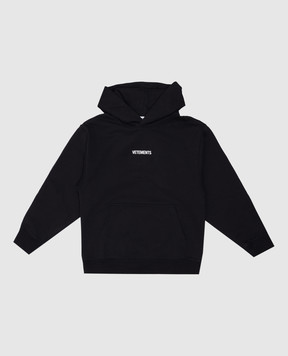 Vetements Дитяче чорне худі з логотипом KA10HD100B