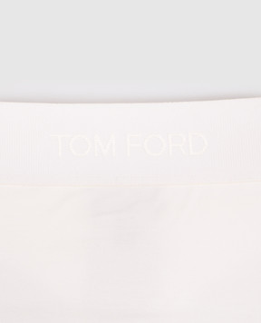 Tom Ford Белые трусики-тонг с логотипом. KNJ009JEX166