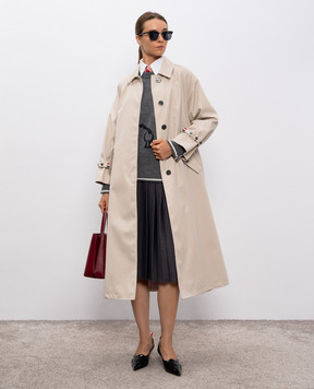 Thom Browne Сірий светр з вовни FKA499AY1029