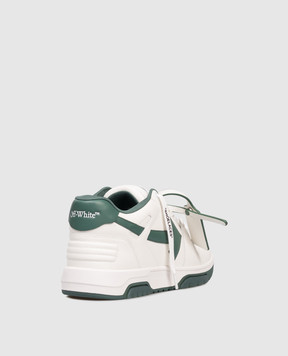Off-White Білі шкіряні кросівки Out Of Office M189F5L001