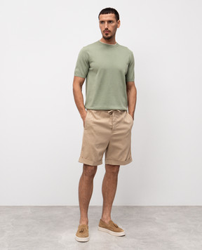 Canali Зеленая футболка MK02261C1050
