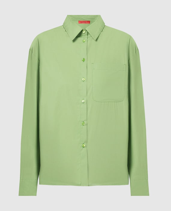 Зеленая рубашка VELOURS