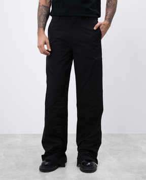 Heliot Emil Черные брюки PADDED TECHNICAL M10108